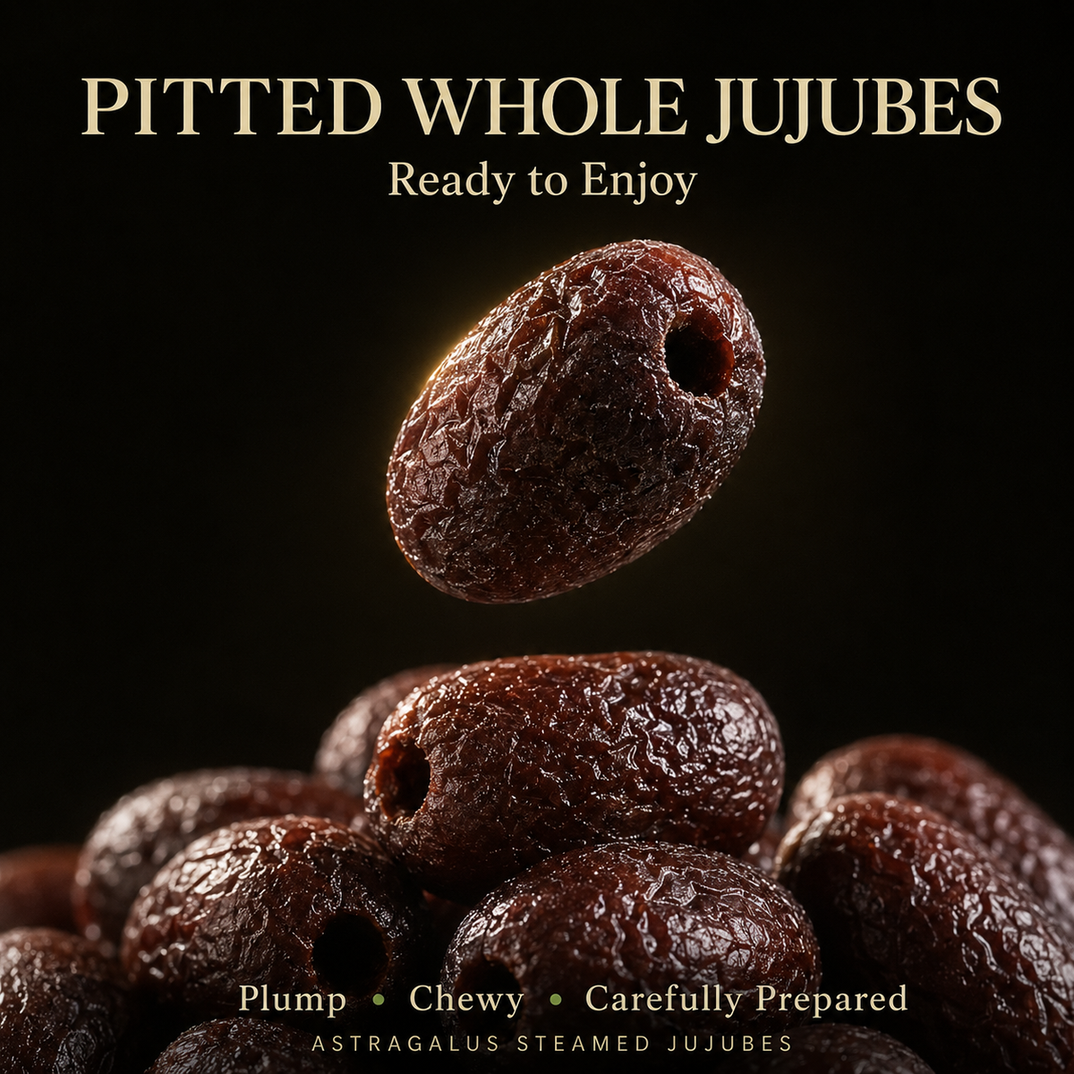 【Ancient-Style Steamed】Astragalus Jujubes — Soft, Sweet, Naturally Pure, the Best Healthy Snack