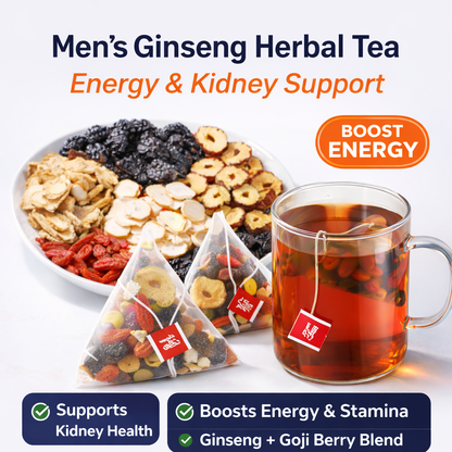 Five Treasure Herbal Tea for Men | Energy & Vitality Boost