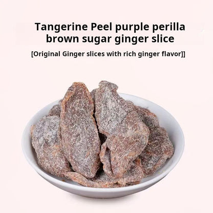 Premium Herbal Ginger Slices with Perilla|Natural Ingredients for Daily Refreshment