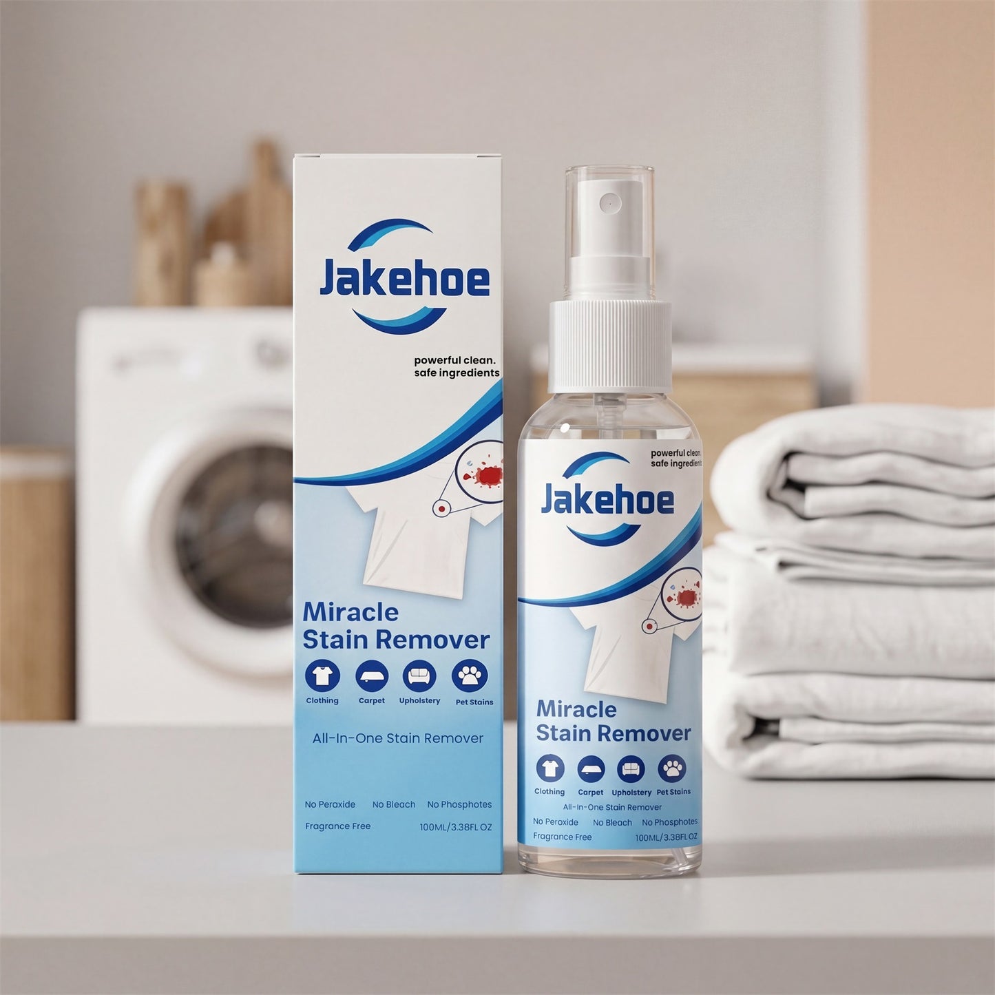 NEW!Miracle Stain Remover Spray – One Solution for Nearly All Household Stains, Powerful & All-in-One Free of Harsh Chemicals, Ultra-Effective Cleaner for Stubborn Tough Stains