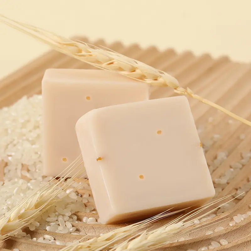 🌟 Artisan Handmade Rice Milk Soap Bars