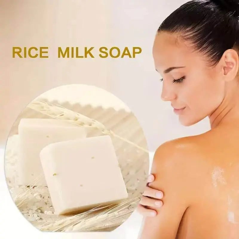 🌟 Artisan Handmade Rice Milk Soap Bars