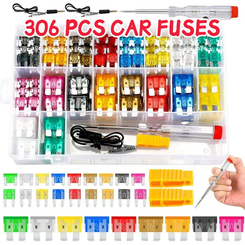 🔥BIG SALE-47% OFF🔥306PCS&Car Blade Fuse Assortment Set