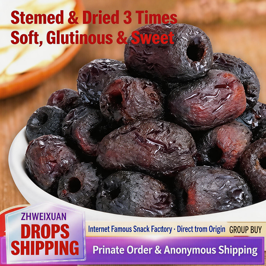 【Artisanal Heritage】Steamed & Sun-Dried Red Dates / Astragalus Dates — Soft, Chewy, and Naturally Sweet Healthy Snack