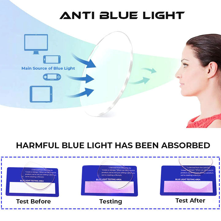 Diamond Edge Frameless Glasses – Blue Light Blocking Clear Readers for Men & Women. Lightweight Metal Temple Decor, Ideal for Gaming, Office, or Street Style.