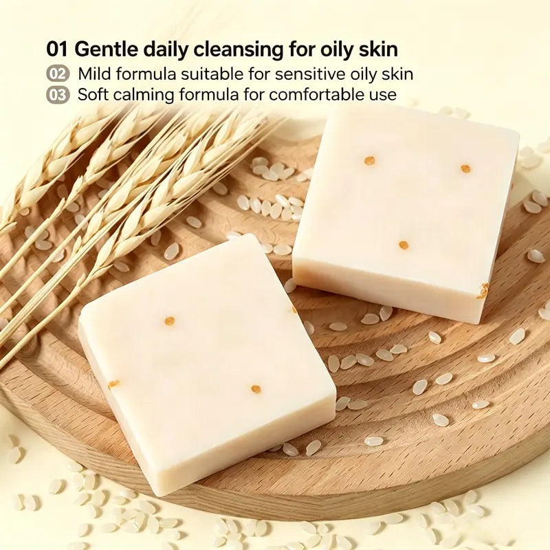 🌟 Artisan Handmade Rice Milk Soap Bars