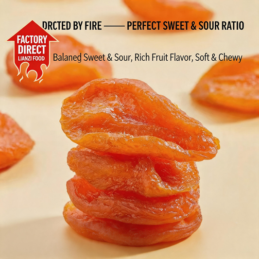 Large Thick Pitted Dried Fruit – Soft & Chewy, Lightly Sweet with a Tangy Twist